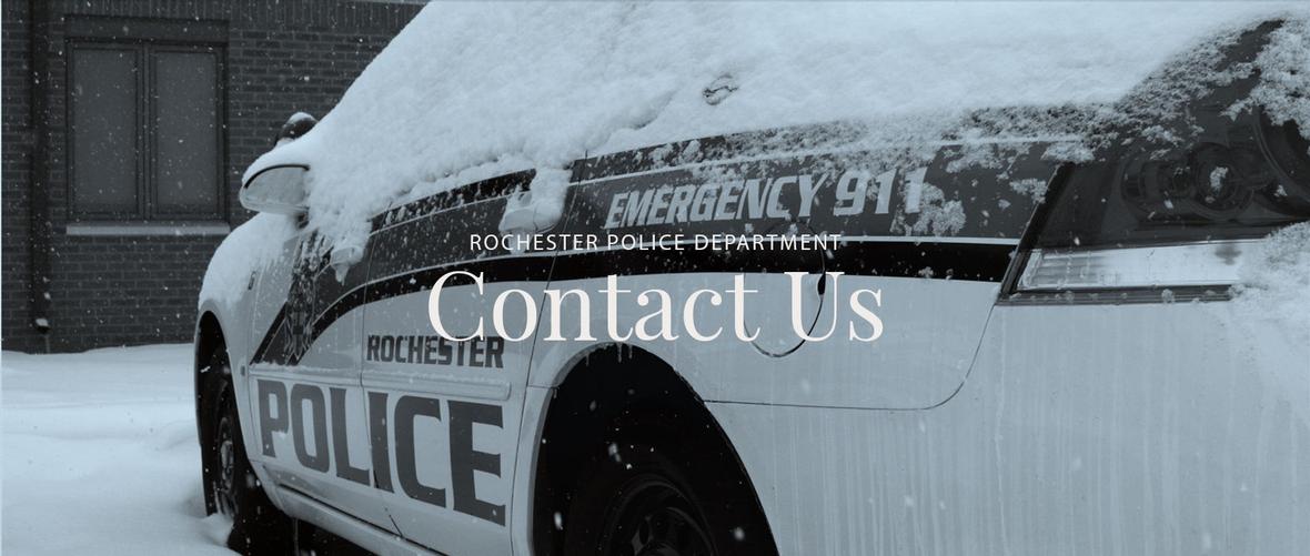 Rochester Police Department: Contact Us